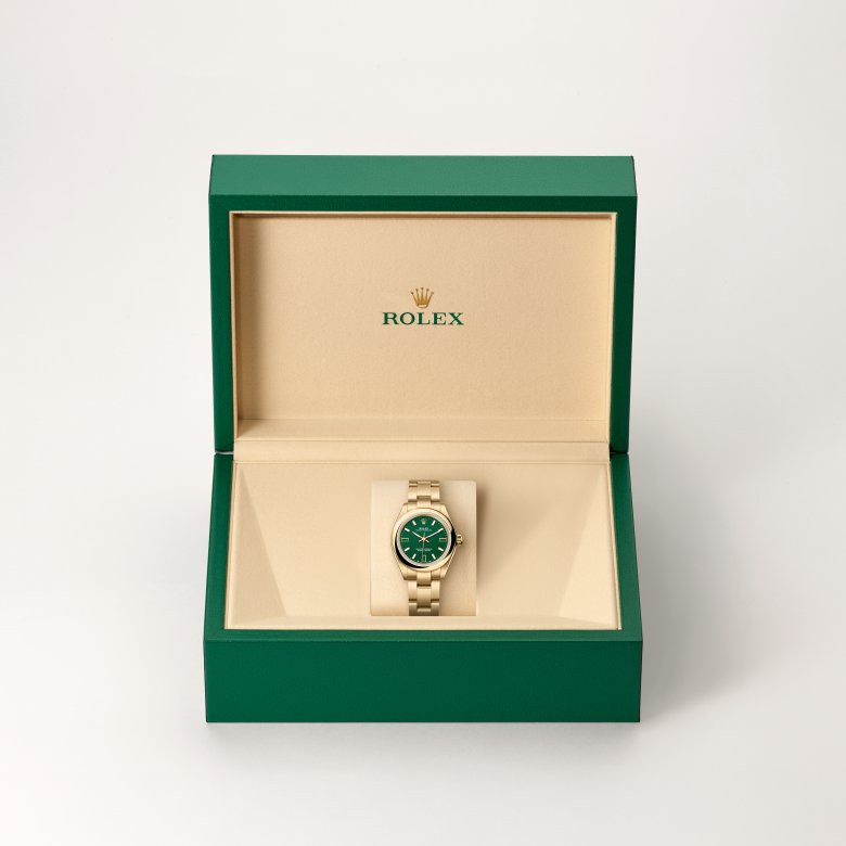 ロレックス オイスター パーペチュアル 28 18 ct イエローゴールド