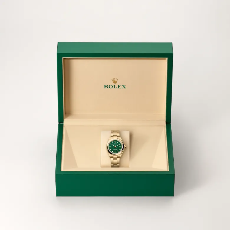 ロレックス オイスター パーペチュアル 28 18 ct イエローゴールド