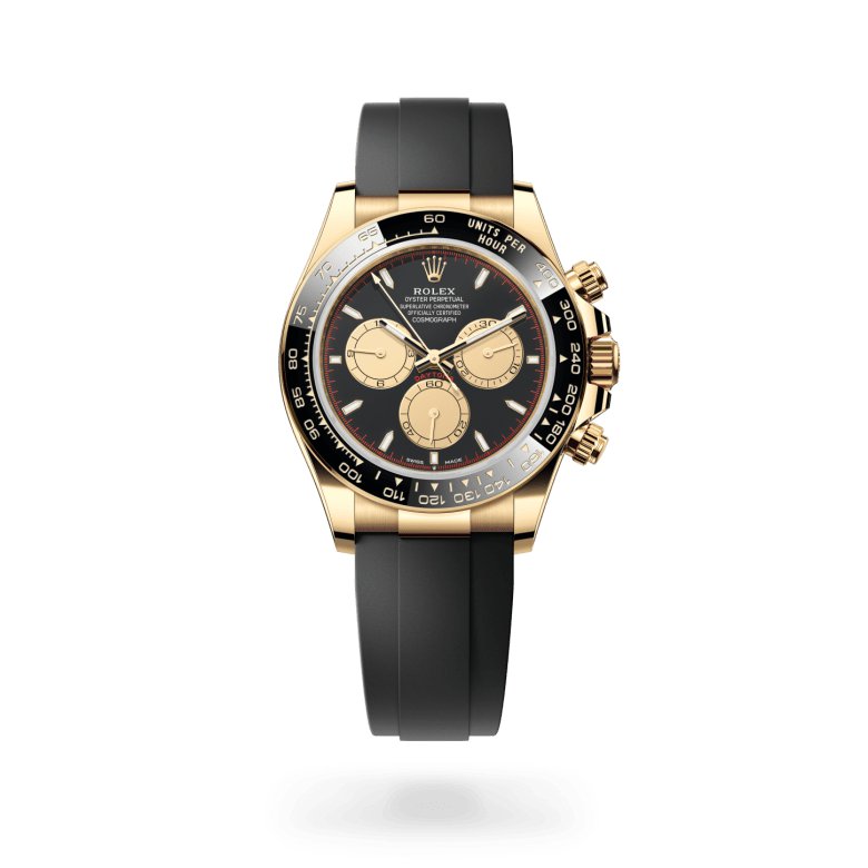 海外販促品 ROLEX コスモグラフ　デイトナ　大型掛け時計　ゴールド/ブラック 超人気の雑貨店 ROLEX 海外販促品 コスモグラフ デイトナ 大型掛け時計