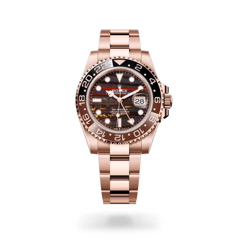 ロレックス GMTマスター Ⅱ 18 ct エバーローズゴールド、M126715CHNR-0002