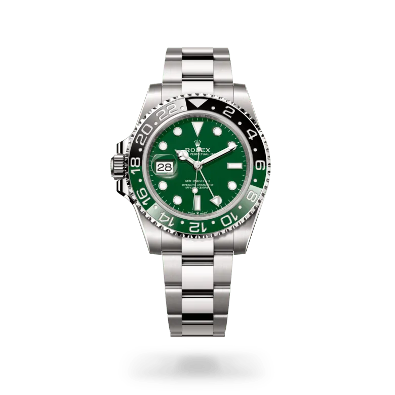 エクソナイン　ダーマコード Rolex GMT-Master II watch: 18 kt white gold - m126729vtnr-0001 (US)