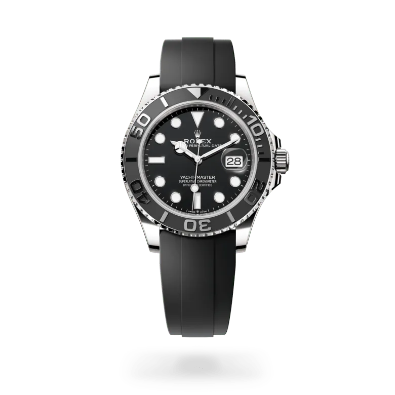 ロレックス ヨットマスター 42 18 ct ホワイトゴールド、M226659-0002