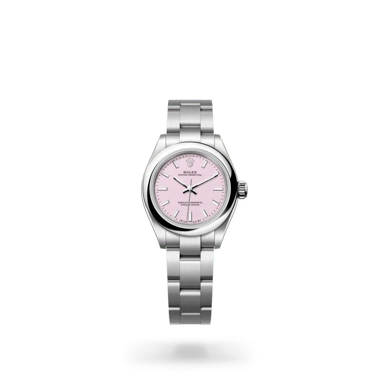 ロレックス オイスターパーペチュアル ピンクバー 新品)ROLEX ロレックス オイスターパーペチュアル 124200 ピンク（商品