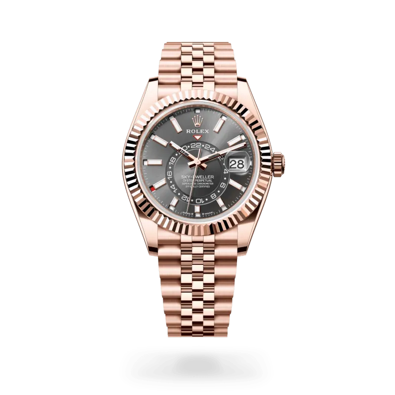ロレックス スカイドゥエラー 18 ct エバーローズゴールド、M336935-0008